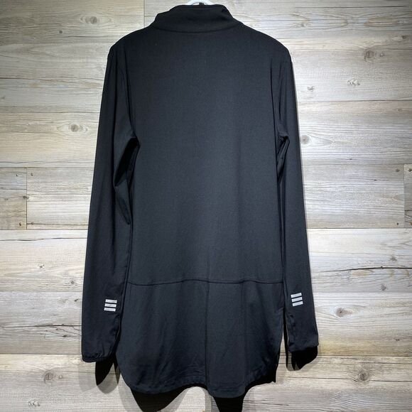Veil Garments Spark Half-Zip Pullover Black Size Medium Athletic Stretch Modest - Picture 2 of 9